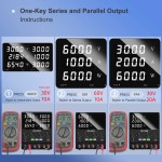 Wholesale SPS605-2KD 60V 5A Digital Display Dual Channel Variable Voltage Regulator Laptop Repair Power Supply